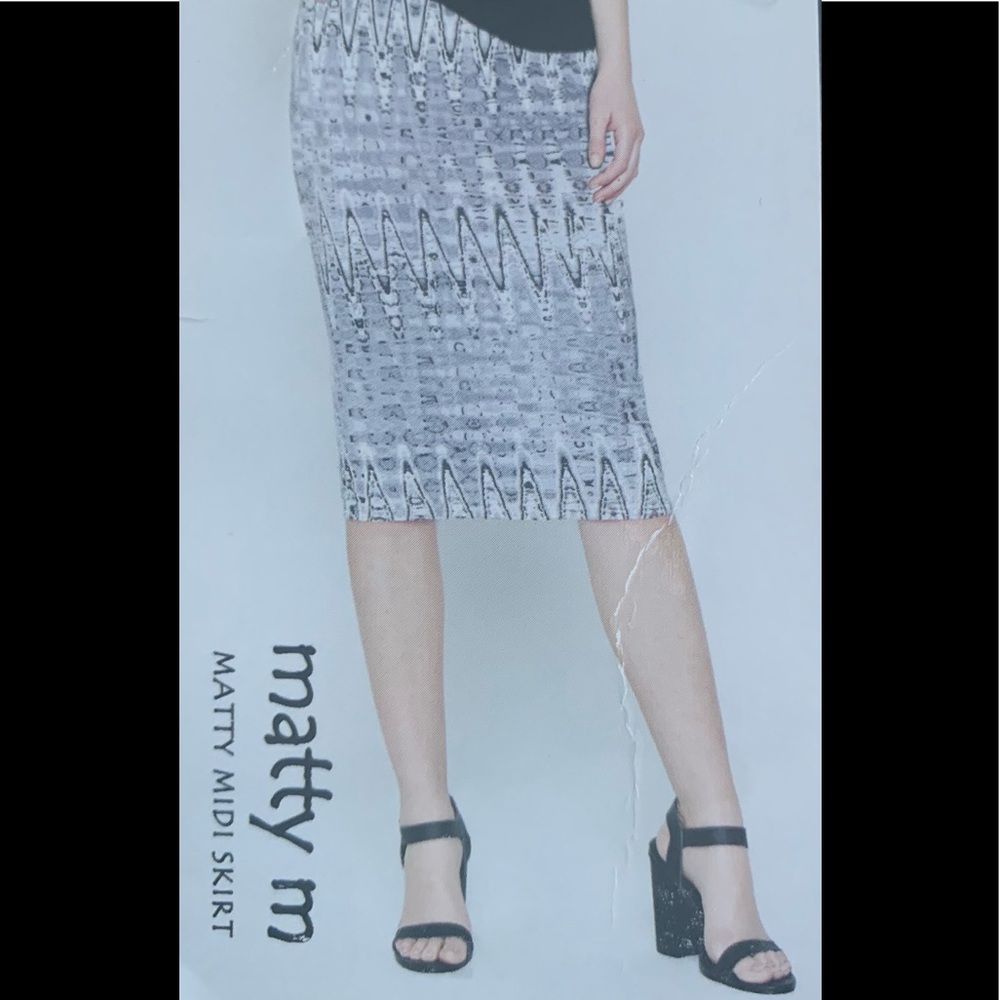 Midi skirt. Stretch.